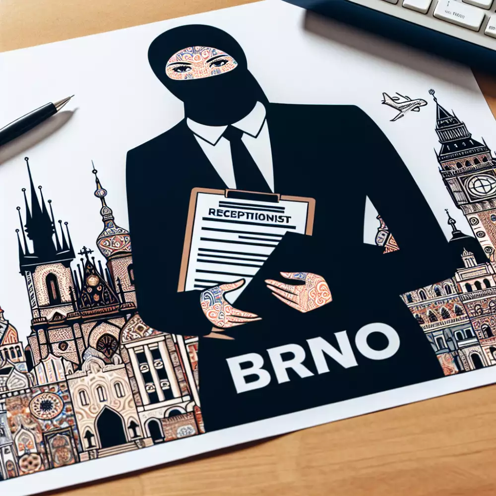 práce recepční brno