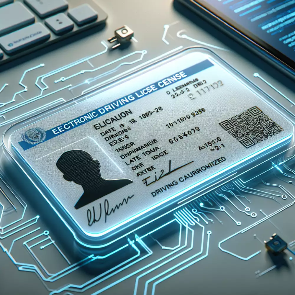 elektronický řidičský průkaz