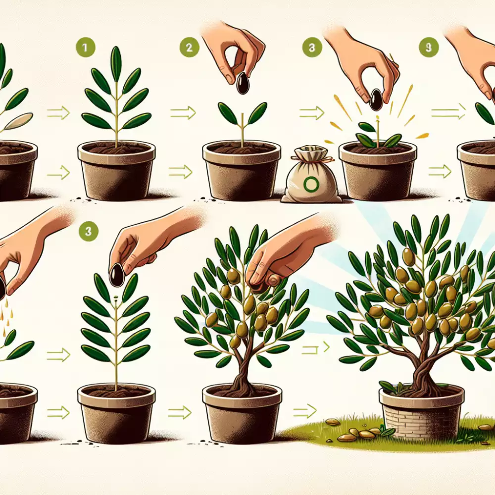 jak vypěstovat olivovník z pecky