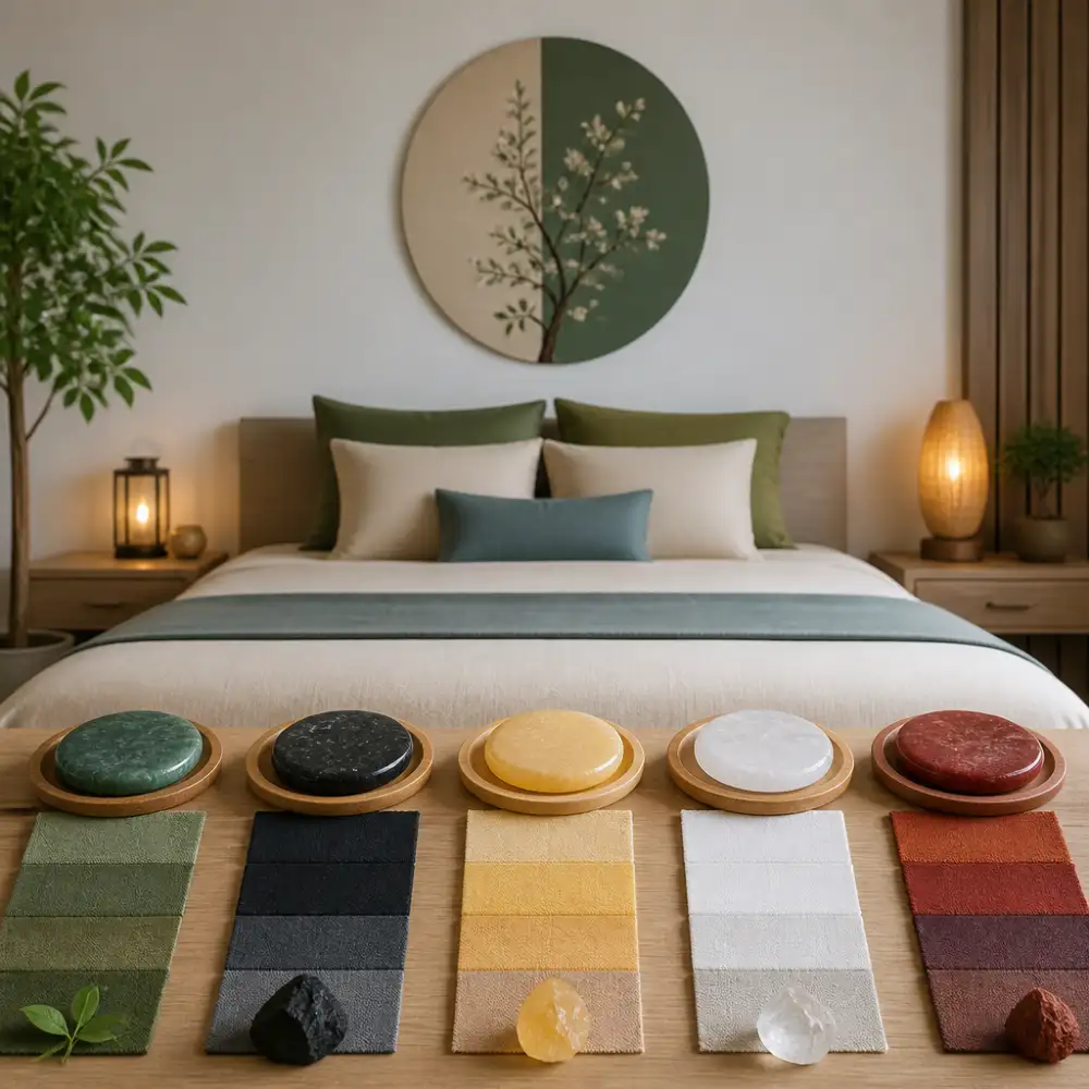 barva do ložnice podle feng shui