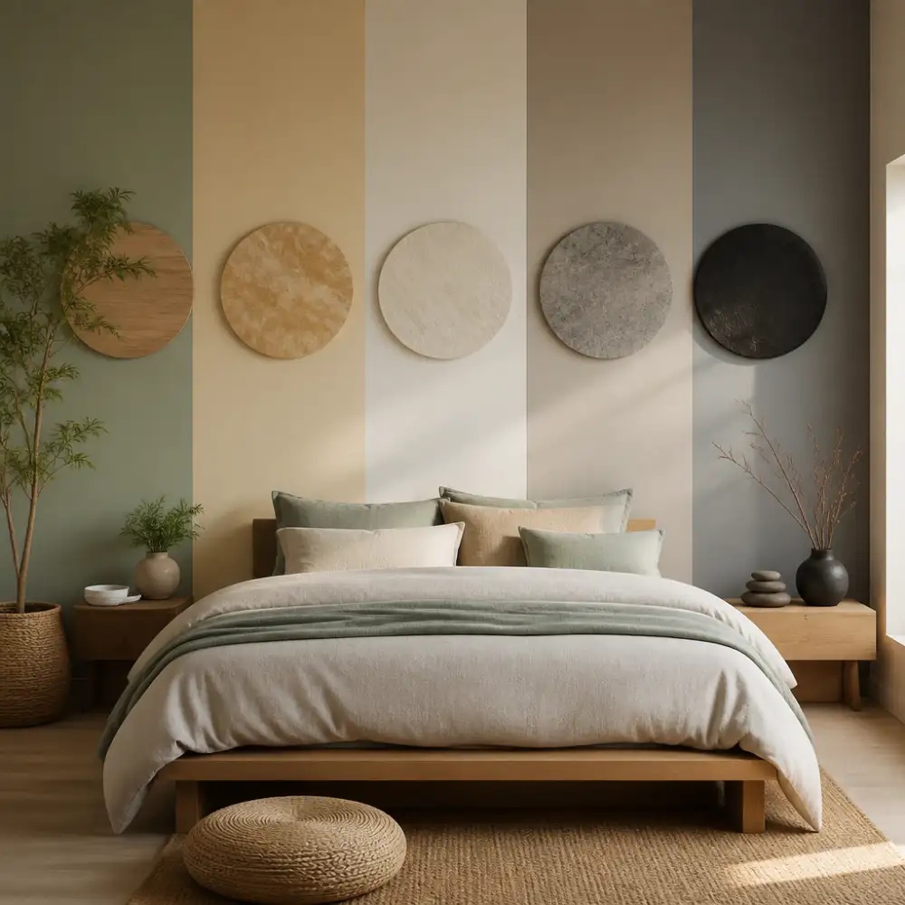 barva do ložnice podle feng shui